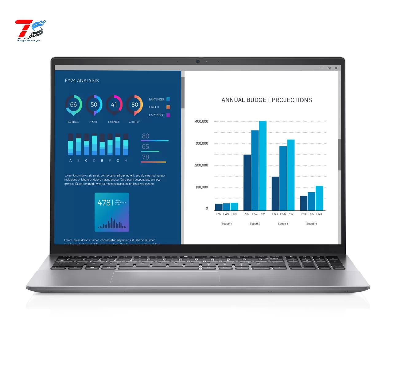 Máy tính xách tay Dell VOS16 5630 i7-1360P/16GD5/512SSD/16FHD+/W11SL/RTX2050-4G (THT7N)